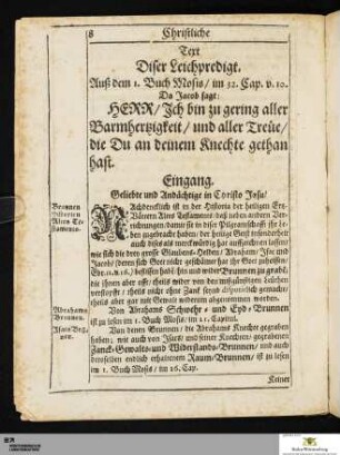 Christliche Leichpredig