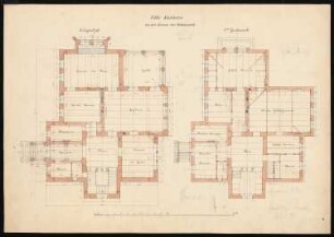 Villa Kunheim, Berlin-Niederschönweide: Grundriss EG und 1.OG