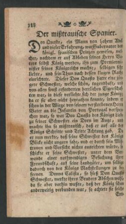 Der mißtrauische Spanier