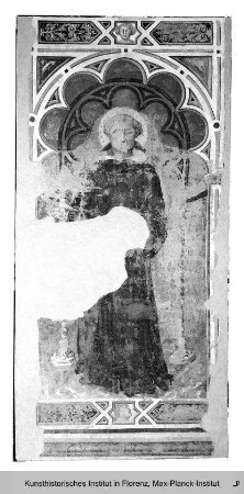 Sant'Agostino in Siena: Fresken der Sakristeikapelle : Nikolaus von Tolentino
