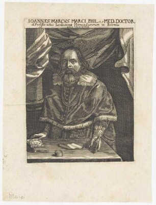 Bildnis des Ioannes Marcvs Marci