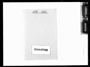Stellen und Personal (1861-1884)