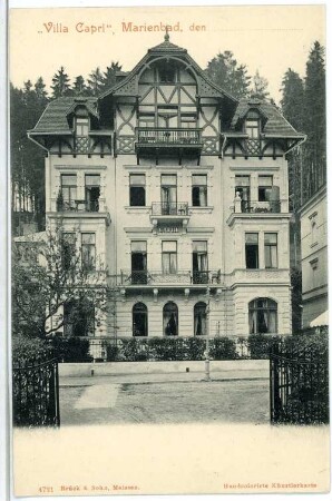 Marienbad. Villa "Capri"