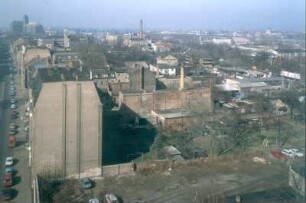 Dresden-Friedrichstadt, Friedrichstraße. Blick vom Kühlhaus, Weißeritzstraße