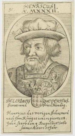 Bildnis des Henricus I.