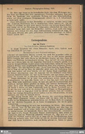 Correspondenz