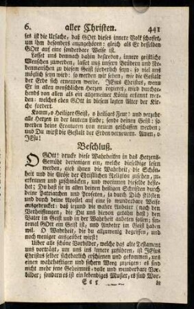 441-448, Beschluß.