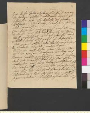 Brief von Goethe, Ottilie von an Goethe, Johann Wolfgang von