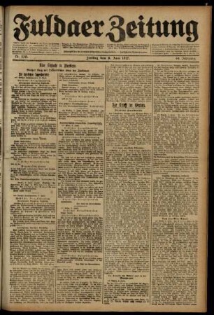 Ausgabe vom Freitag, den 08. Juni 1917.