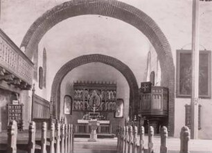 Frauenmark, Dorfkirche, Innenansicht nach Osten