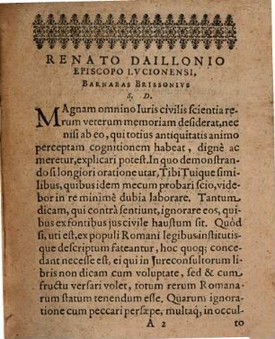 Barnabae Brissonii ... Selectarum ex iure civili antiquitatum libri quatuor : Editioni huic novissimae accesserunt vita, obitus, elogia autoris