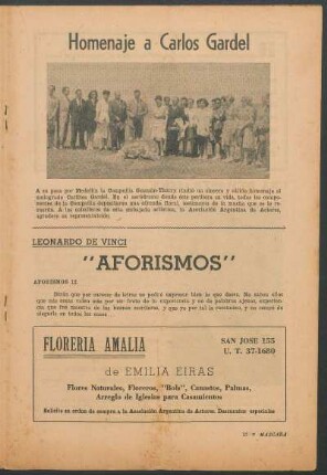 Homenaje a Carlos Gardel