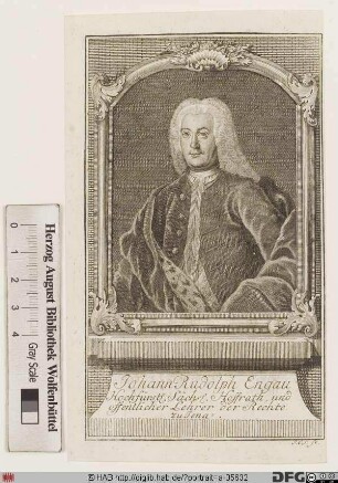 Bildnis Johann Rudolf Engau