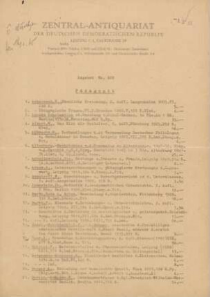 Nr. 668: Pädagogik