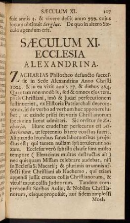107-113, Ecclesia Alexandrina.