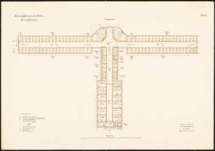 Zentralgefängnis, Mühlenweg, Stuhm Hauptgebäude: Grundriss EG 1:150