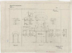 Bestelmeyer, German; Bamberg (Bayern); Ev. Erlöserkirche - Vorhalle (Grundriss)