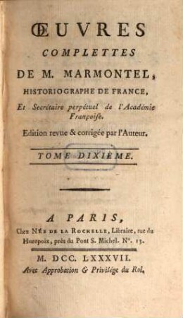 Élémens De Littérature, 6