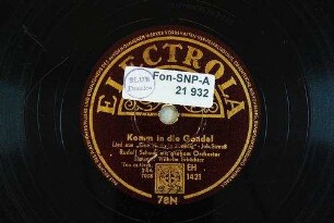 Komm in die Gondel : Lied aus "Eine Nacht in Venedig" / Joh. Strauß