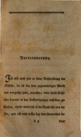 Versuche in Socratischen Gesprächen über die wichtigsten Gegenstände der Arithmetik, 1