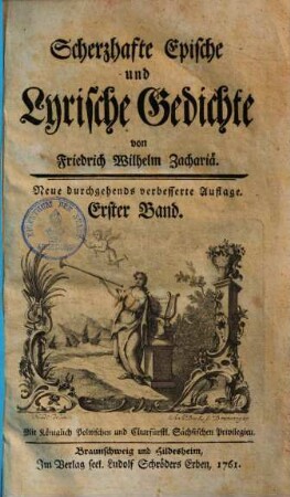 Scherzhafte Epische und Lyrische Gedichte, 1