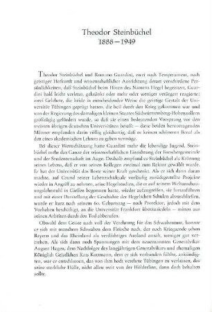148-151 Theodor Steinbüchel 1888-1949