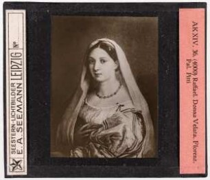 Raffael: Donna Velata. Florenz, Palazzo Pitti (Reihe AK XIV, Nr. 36, Seestern-Nr. 4000)