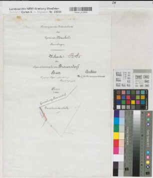 Brauersdorf (Netphen), Teilung von Brauersdorf, Urkarte 1 Nauholz Flur 1