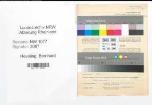 Entnazifizierung Bernhard Heveling , geb. 14.04.1894 (Polizist)