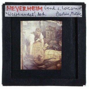 Meyerheim, Zyklus Geschichte einer Lokomotive : "Welthandel", Detail