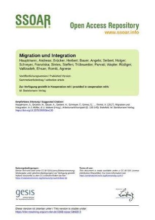 Migration und Integration