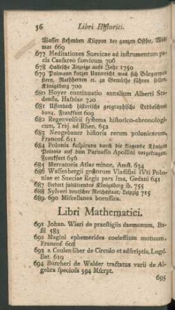Libri Mathematici.