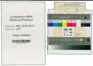 Entnazifizierung Adalbert Teipel , geb. 16.07.1911 (Kaufmaennischer Angestellter)