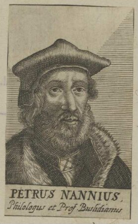 Bildnis des Petrus Nannius
