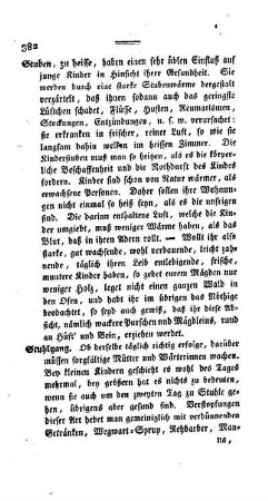 Stuben, zu heisse