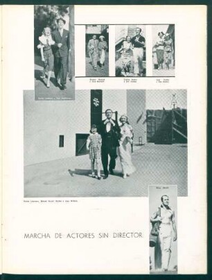 Marcha de actores sin director