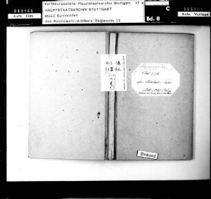 Stammrolle des Stabs der II. Abteilung des Reichswehr-Feldartillerieregiments Nr. 13