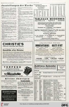 Nr. 24 (16. Jun. 1935), S. 3: Preisberichte