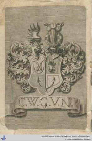 [Provenienz]: Nostitz, Christoph Wentzel Graf von