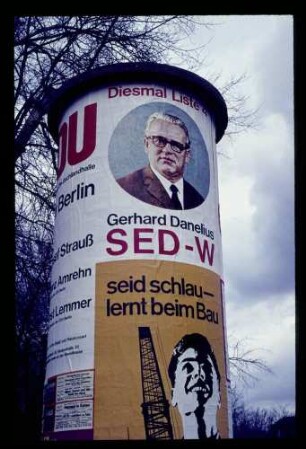Wahlplakat SED 9.2.67.