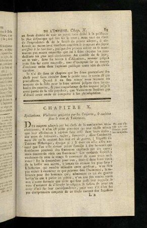 83-87, Chapitre X