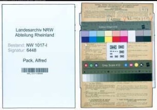 Entnazifizierung Alfred Pack , geb. 05.12.1892 (Werkmeister)
