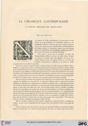 2: La céramique contemporaine, [1] : à l'Union Centrale des Beaux-Arts