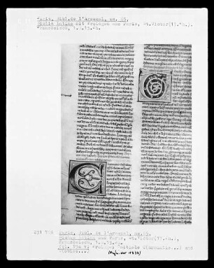 Biblia Latina: Fol. 154 v.: Initiale C