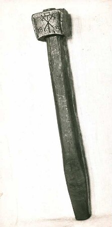 Historisches Museum. Küferhammer, Messing, 1820