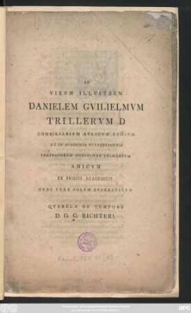 [1]: Qverela de Tempore