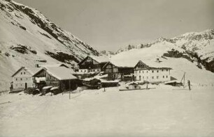 Österreich. Weiler Pirchet nordöstlich von 0bergurgl. Blick talaufwärts