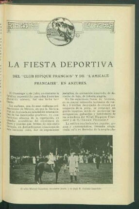 La Fiesta deportiva