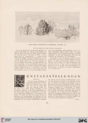 Julius Hühner in der Nationalgallerie