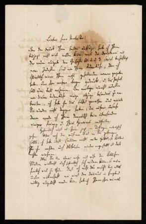 Nr. 16: Brief von Heinrich Ewald an August Dillmann, Göttingen, 3.8.1853